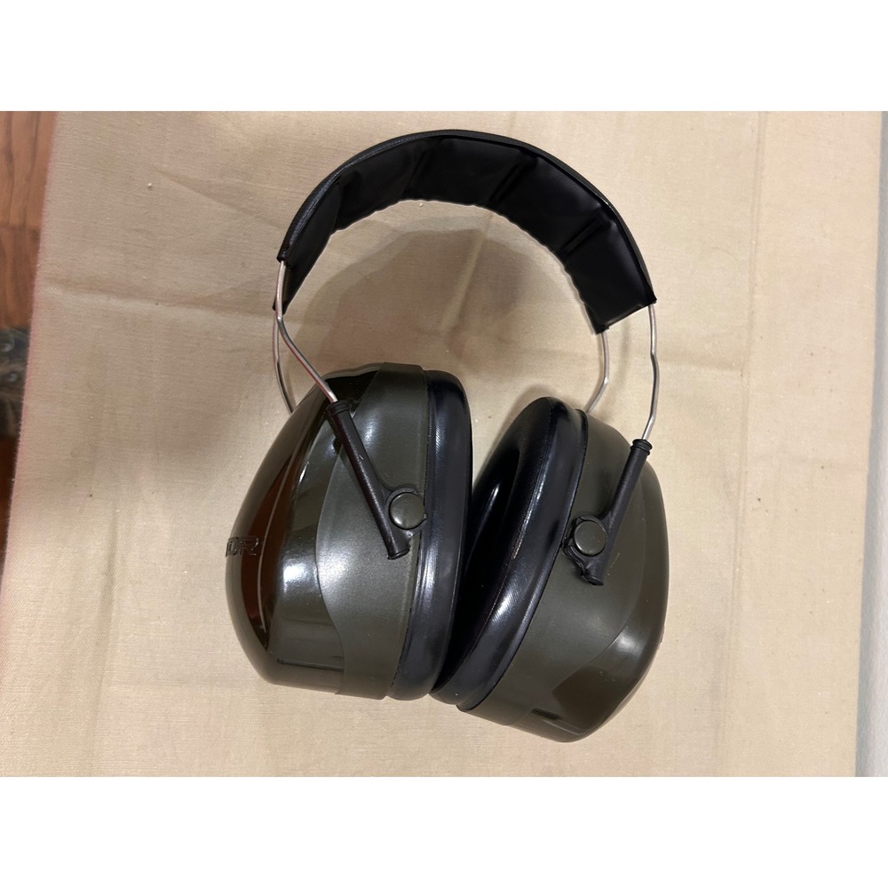 3M Peltor Optime 101 Earmuffs H7A Hearing Protection NRR 24dB Green Black - Picture 6 of 6